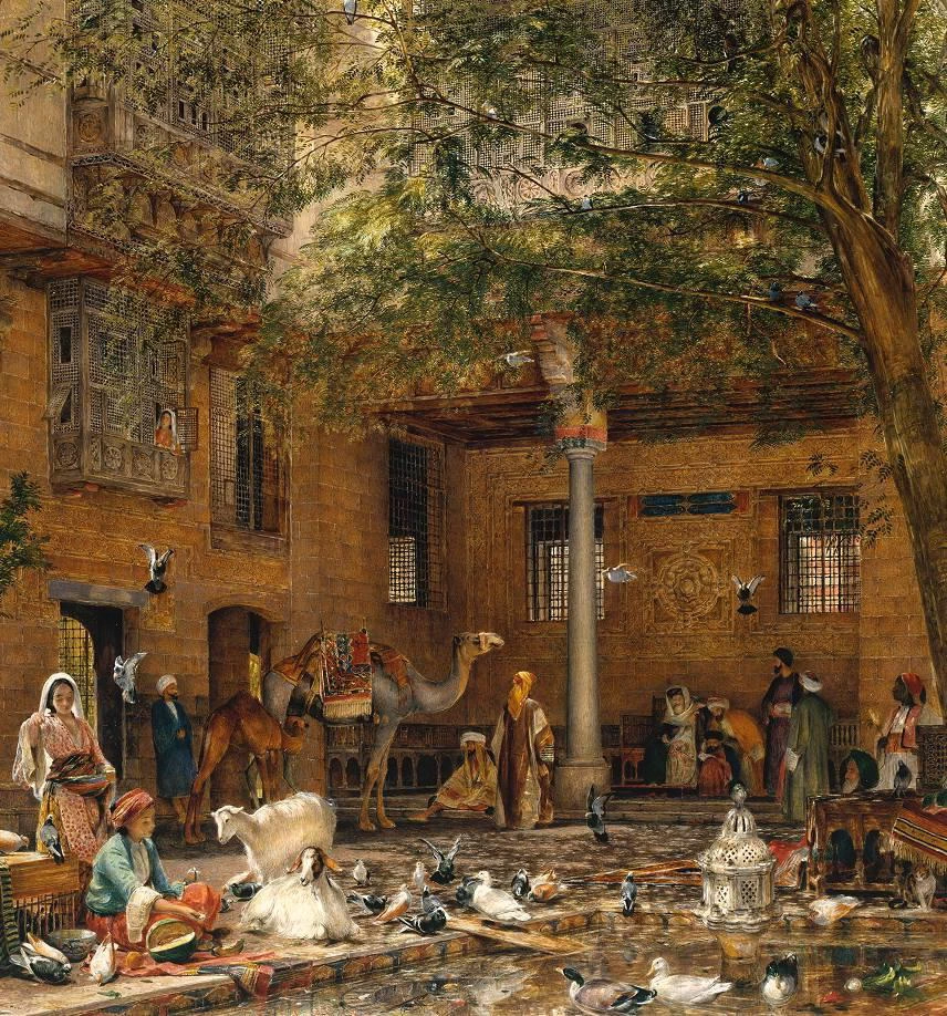 Studio per il cortile della casa del patriarca copto al Cairo - Tate Britain, Londra